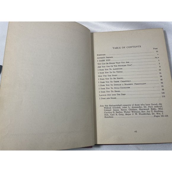 I Dare You! By William H. Danforth 1945 12th Edition Red Hardcover Vintage Book - Picture 8 of 13